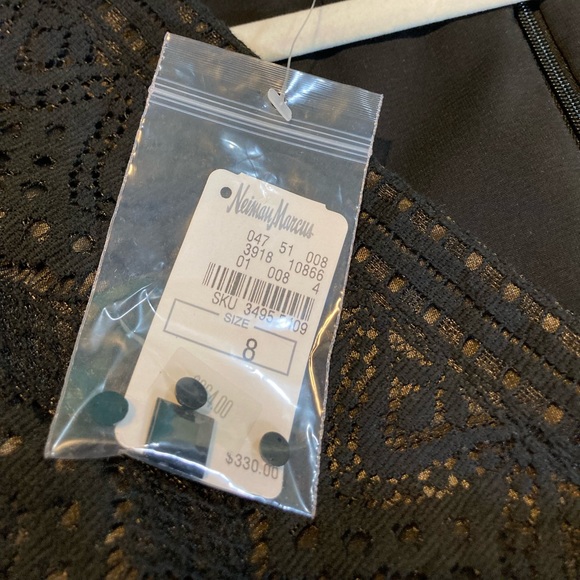 Kay Unger NY Black Evening Dress NWT 8 - Picture 5 of 10